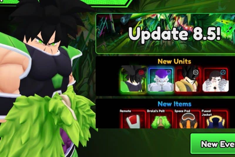 Обновление 8.5 в Anime Vanguards: Активные коды и как их активировать