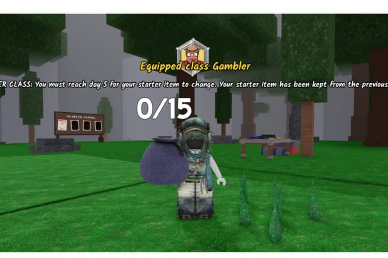 Азарт и удача: Полный разбор класса Gambler в 99 Nights in the Forest