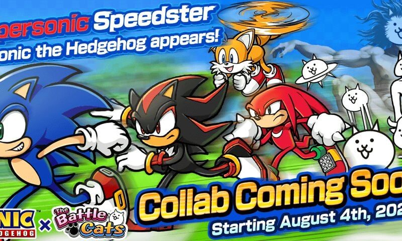 Синий Ёж против Котов: Грандиозный кроссовер Sonic x The Battle Cats уже близко!
